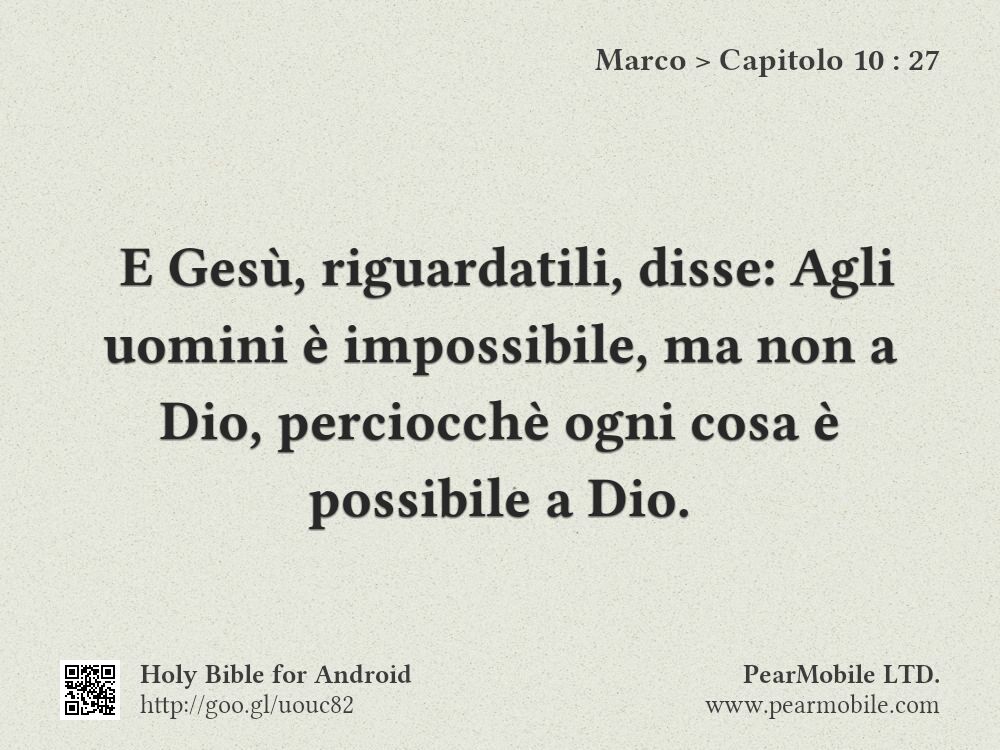 Marco, Capitolo 10:27